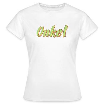 Kosename Onkel 3DStyle - Frauen T-Shirt - Weiß - Vorne - AI Model Female 172 dark (172cm)