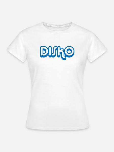 DISKO Nicki - Frauen T-Shirt - Weiß