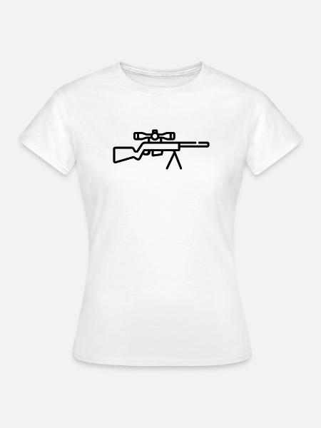 Scharfschütze - Frauen T-Shirt - Weiß