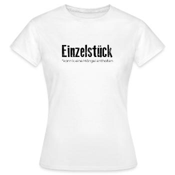 Single piece: may contain small defects - Women's T-Shirt - white - Front - AI Model Female 172 dark (172cm)