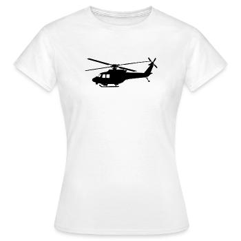 Hubschrauber - Frauen T-Shirt - Weiß - Vorne - AI Model Female 172 dark (172cm)