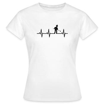 Landwirtschaft Kardiogramm - Frauen T-Shirt - Weiß - Vorne - AI Model Female 172 dark (172cm)