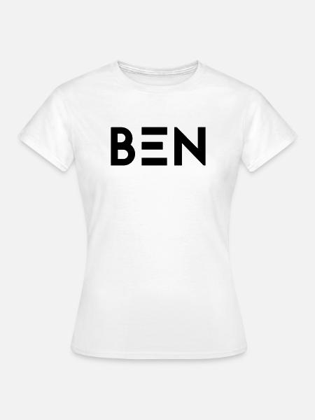 Vorname Ben - Frauen T-Shirt - Weiß