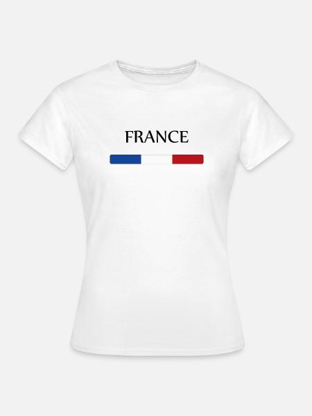 france - Frauen T-Shirt - Weiß