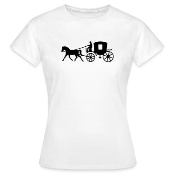 véhicule - T-shirt Femme - blanc - Devant - AI Model Female 172 dark (172cm)