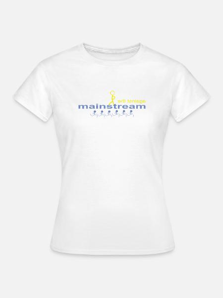 against_the_mainstream - Frauen T-Shirt - Weiß