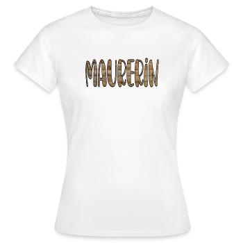 Industrie de la construction de maisons de maçon - T-shirt Femme - blanc - Devant - AI Model Female 172 dark (172cm)
