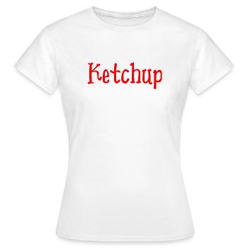 Ketchup - T-shirt Femme - blanc - Devant - AI Model Female 172 dark (172cm)
