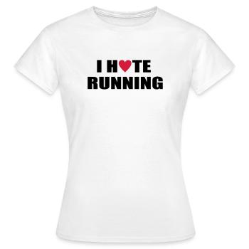 courir - T-shirt Femme - blanc - Devant - AI Model Female 172 dark (172cm)