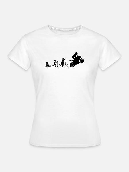 MOTORRADENTWICKLUNG - Frauen T-Shirt - Weiß