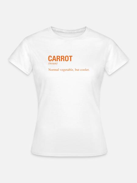 CARROT - Frauen T-Shirt - Weiß