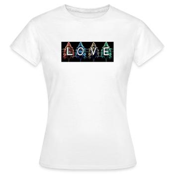 Bud Love - Frauen T-Shirt - Weiß - Vorne - AI Model Female 172 dark (172cm)