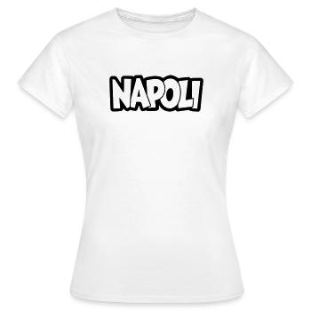Lettrage de Naples - T-shirt Femme - blanc - Devant - AI Model Female 172 dark (172cm)