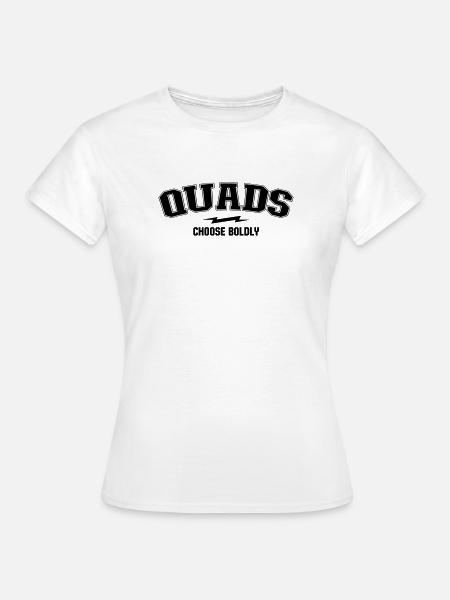 Varsity Arch – Quads-Abteilung - Frauen T-Shirt - Weiß