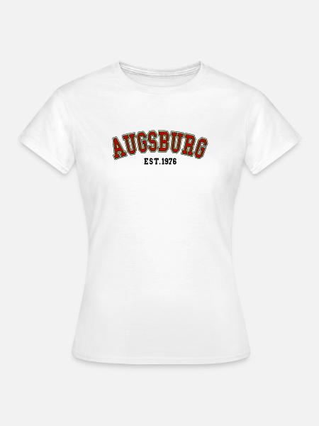 Augsburg gegründet 1976 - Frauen T-Shirt - Weiß