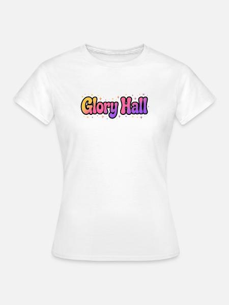 Glory Hall Psychedelisches Leuchten - Frauen T-Shirt - Weiß