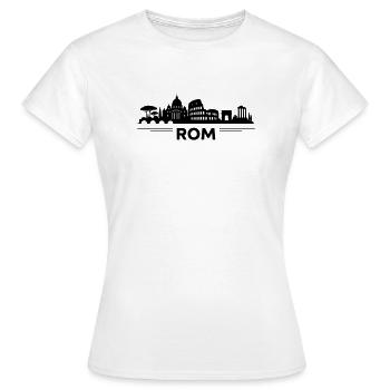 Horizon de Rome - T-shirt Femme - blanc - Devant - AI Model Female 172 dark (172cm)