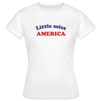 Miss America - Women's T-Shirt - white - Front - AI Model Female 172 dark (172cm)