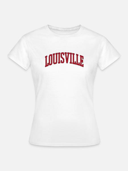 Louisville Varsity Arch - Frauen T-Shirt - Weiß