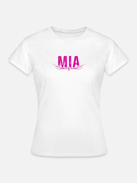 MIA verziert - Frauen T-Shirt - Weiß