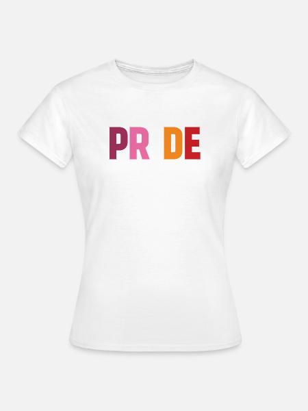 Lesbischer Stolz - Frauen T-Shirt - Weiß