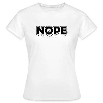 Abstrakte Farbexplosion auf Leinwand - Frauen T-Shirt - Weiß - Vorne - AI Model Female 172 dark (172cm)