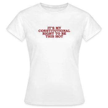 Lustige sarkastische Aussage - Frauen T-Shirt - Weiß - Vorne - AI Model Female 172 dark (172cm)