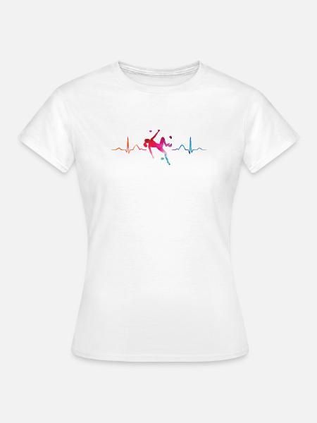 Boulderer Herzschlag Boulder Bouldern - Frauen T-Shirt - Weiß