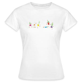 Botaniker - Frauen T-Shirt - Weiß - Vorne - AI Model Female 172 dark (172cm)
