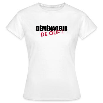 Mover Frachtführer Déménageur Déménagement - Women's T-Shirt - white - Front - AI Model Female 172 dark (172cm)