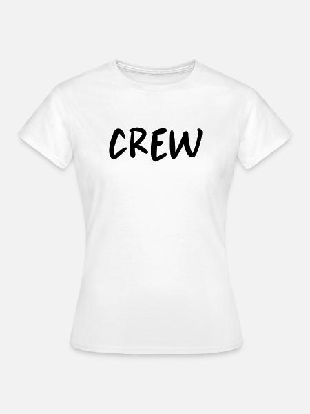 Crew - Frauen T-Shirt - Weiß