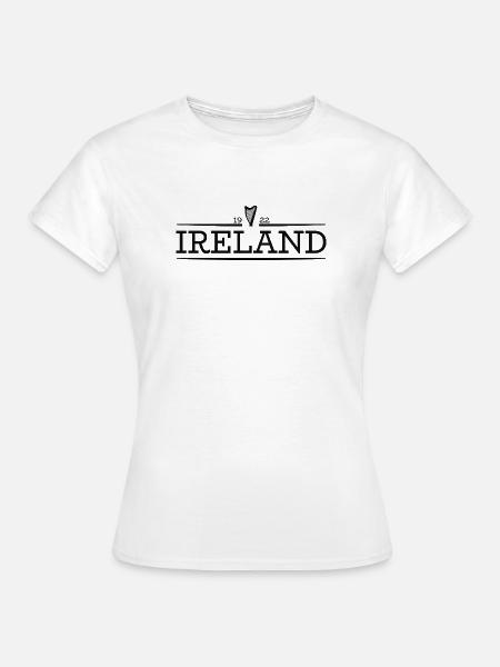 Ireland - Irland - Ire - irisch - Harfe - Frauen T-Shirt - Weiß