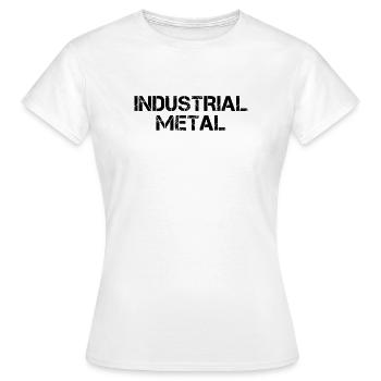 Industriemetall - Frauen T-Shirt - Weiß - Vorne - AI Model Female 172 dark (172cm)