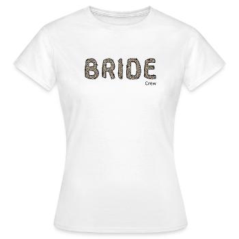 Team Braut JGA, Junggesellinnenshirt - Frauen T-Shirt - Weiß - Vorne - AI Model Female 172 dark (172cm)