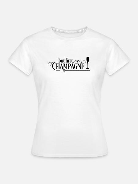 2541614 124567264 Sekt - Frauen T-Shirt - Weiß