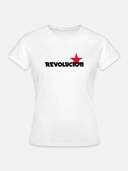 [ Revolucion ] - Frauen T-Shirt - Weiß
