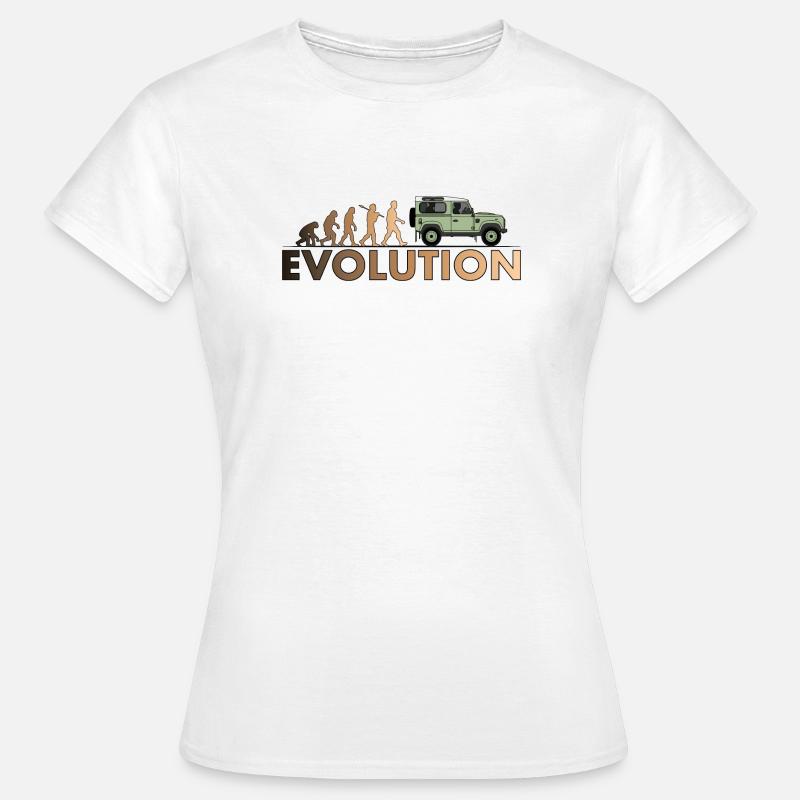 Defender 90 Evolution - T-shirt Femme - blanc