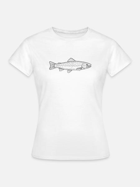 Forelle - Frauen T-Shirt - Weiß