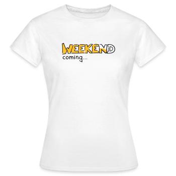Weekend - Women's T-Shirt - white - Front - AI Model Female 172 dark (172cm)