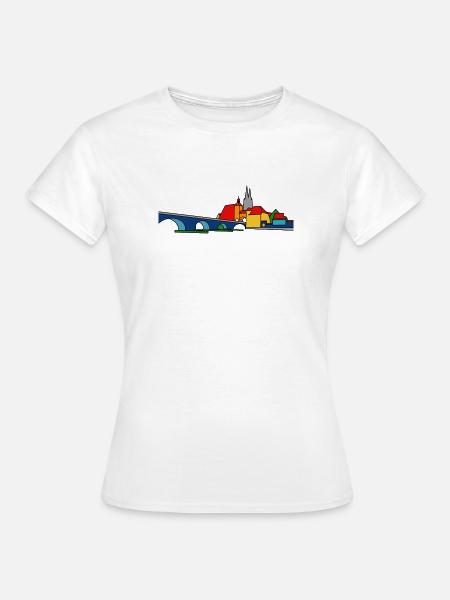 Regensburg - Frauen T-Shirt - Weiß