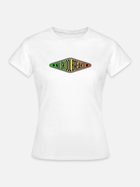Nu Skool bricht den Breakbeat - Frauen T-Shirt - Weiß