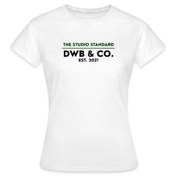 Der Studio-Standard - Frauen T-Shirt - Weiß - Vorne - AI Model Female 172 dark (172cm)