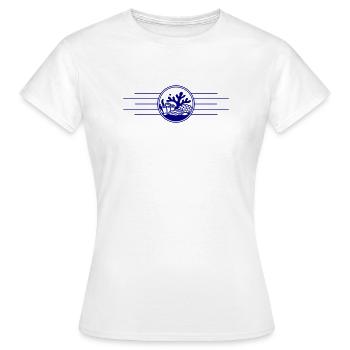 Korallen Ozean Korallenriff - Frauen T-Shirt - Weiß - Vorne - AI Model Female 172 dark (172cm)