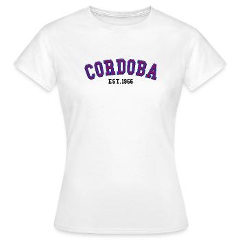 Córdoba Fondé en 1966 - T-shirt Femme - blanc - Devant - AI Model Female 172 dark (172cm)