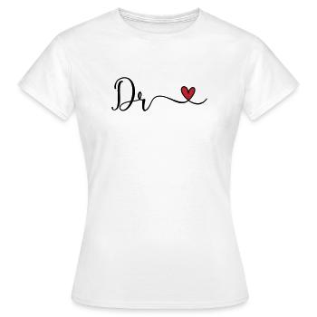Dr - Women's T-Shirt - white - Front - AI Model Female 172 dark (172cm)
