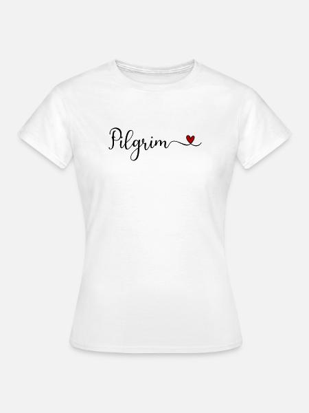 Pilgerherz - Frauen T-Shirt - Weiß