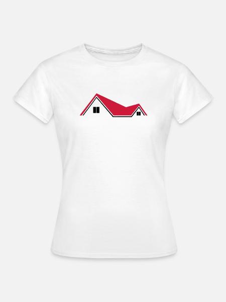 Haus - Frauen T-Shirt - Weiß