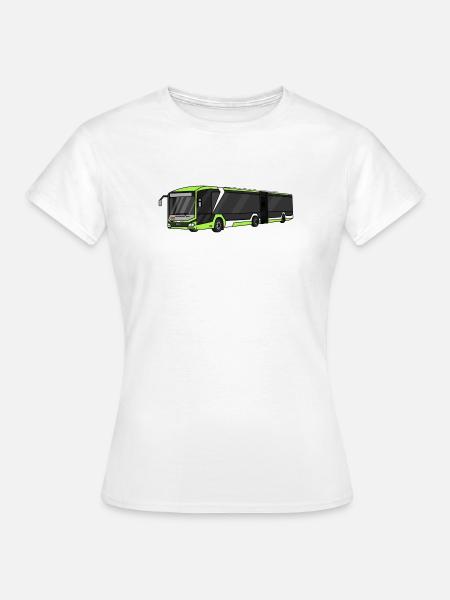 Bus, Schulbus, Busfahrer - Frauen T-Shirt - Weiß
