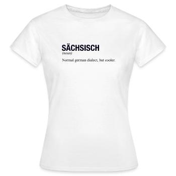 SAXON Saxe - T-shirt Femme - blanc - Devant - AI Model Female 172 dark (172cm)