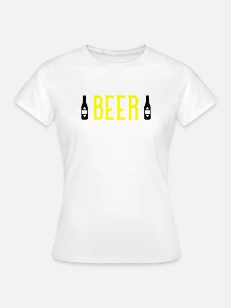 Beer - Frauen T-Shirt - Weiß